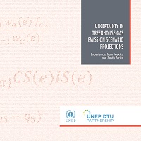 Uncertainty in greenhouse gas emission scenario projections: experiences from Mexico and South Africa